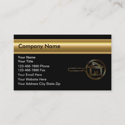 Visitekaartjes van onroerend goed (Voorkant)