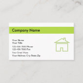 Visitekaartjes van onroerend goed (Voorkant)