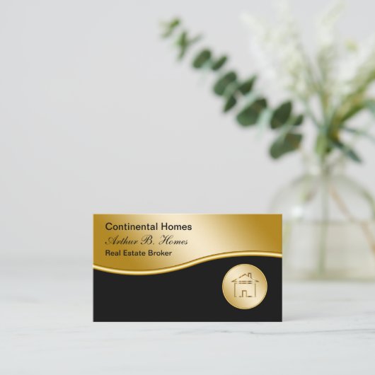 Visitekaartjes van onroerend goed (Staand voorkant)