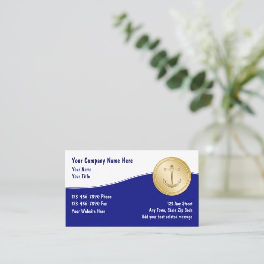 Visitekaartjes van onroerend goed (Staand voorkant)