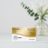 Visitekaartjes van onroerend goed (Staand voorkant)