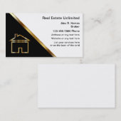 Visitekaartjes van onroerend goed uitbreiden (Voorkant / Achterkant)