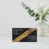 Visitekaartjes van onroerend goed uitbreiden (Staand voorkant)