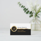 Visitekaartjes van onroerend goed uitbreiden (Staand voorkant)