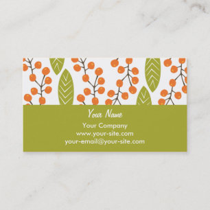 Visitekaartjes van Oranje bessen