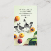 Visitekaartjes van organisch Boerderij (Achterkant)