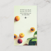 Visitekaartjes van organisch Boerderij (Achterkant)