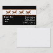 Visitekaartjes van paarden (Voorkant / Achterkant)