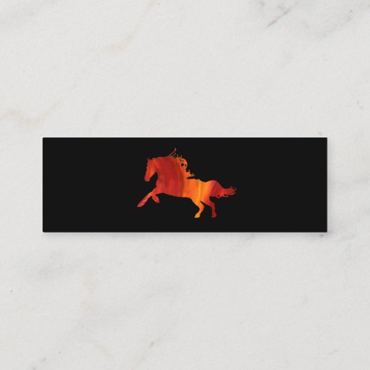 Visitekaartjes van paarden (Achterkant)