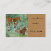 Visitekaartjes van paardenpestpaarden (Voorkant)