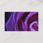 visitekaartjes van paarse bloemen (Achterkant)