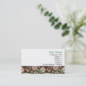 Visitekaartjes van Paisley en Floral (Staand voorkant)