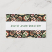 Visitekaartjes van Paisley en Floral (Achterkant)