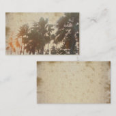 Visitekaartjes van palmbomen (Voorkant / Achterkant)