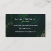 Visitekaartjes van  palmbomen Boerderij (Achterkant)