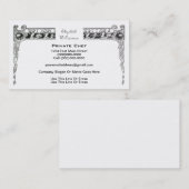 Visitekaartjes van particuliere koeien/levensmidde (Voorkant / Achterkant)