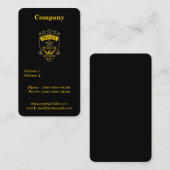 Visitekaartjes van particuliere onderzoekers (Voorkant / Achterkant)