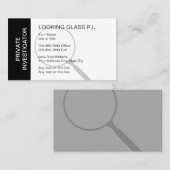 Visitekaartjes van particuliere onderzoekers (Voorkant / Achterkant)