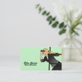 Visitekaartjes van particuliere onderzoekers - Blo (Staand voorkant)