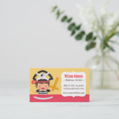 Visitekaartjes van pirate Boy Balloon (Staand voorkant)