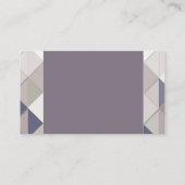 Visitekaartjes van plum Geometric Diamond (Achterkant)