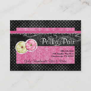 Visitekaartjes van Polka Pair Chubby