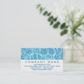 Visitekaartjes van poolwater (Staand voorkant)