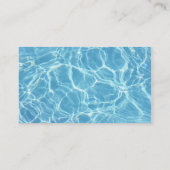 Visitekaartjes van poolwater (Achterkant)