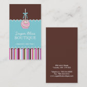 Visitekaartjes van Poppen met suiker (Voorkant / Achterkant)