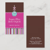 Visitekaartjes van Poppen met suiker (Voorkant / Achterkant)