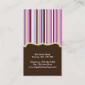 Visitekaartjes van Poppen met suiker (Achterkant)