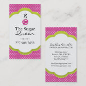 Visitekaartjes van Poppen van whisky (Voorkant / Achterkant)