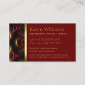 Visitekaartjes van Red Goddess Temple Tarot (Achterkant)