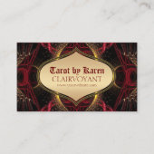 Visitekaartjes van Red Goddess Temple Tarot (Voorkant)
