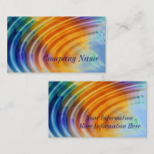 Visitekaartjes van regenboogrimpels (Voorkant / Achterkant)