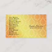 Visitekaartjes van remmen (Achterkant)