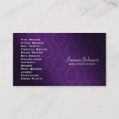 Visitekaartjes van remmen (Achterkant)