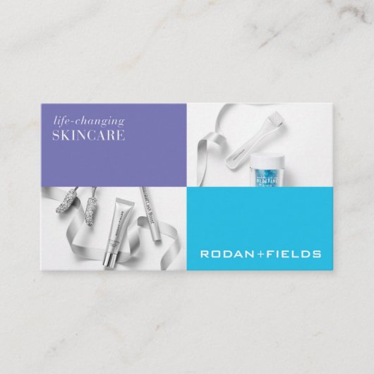 Visitekaartjes van Rodan en Fields (Voorkant)