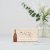 visitekaartjes van rode wijnstokken (Staand voorkant)