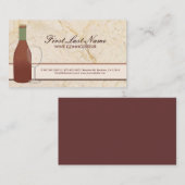 visitekaartjes van rode wijnstokken (Voorkant / Achterkant)