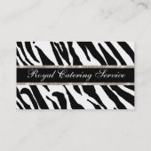 Visitekaartjes van Royal Carterer (Achterkant)