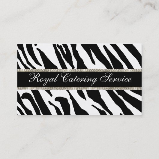 Visitekaartjes van Royal Carterer (Achterkant)