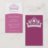 Visitekaartjes van Royalty/Princess (Voorkant / Achterkant)