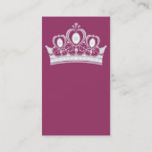 Visitekaartjes van Royalty/Princess (Achterkant)