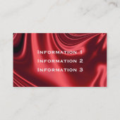 Visitekaartjes van satin en kant (Achterkant)