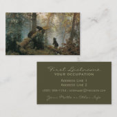 Visitekaartjes van Shiskin-bos (Voorkant / Achterkant)