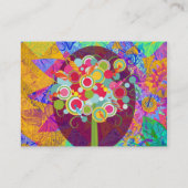 Visitekaartjes van Snoep met ronddraaiende lipop (Achterkant)