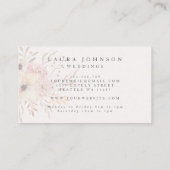 Visitekaartjes van soonbloemen in de herfst (Achterkant)