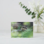 Visitekaartjes van Spider Chubby (Staand voorkant)