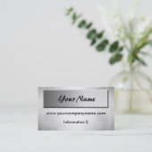 Visitekaartjes van staal (Staand voorkant)